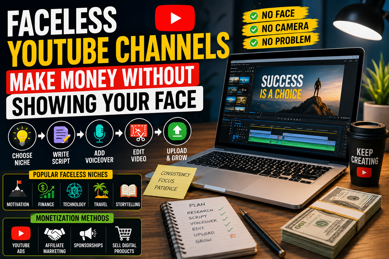 Faceless Youtube channels