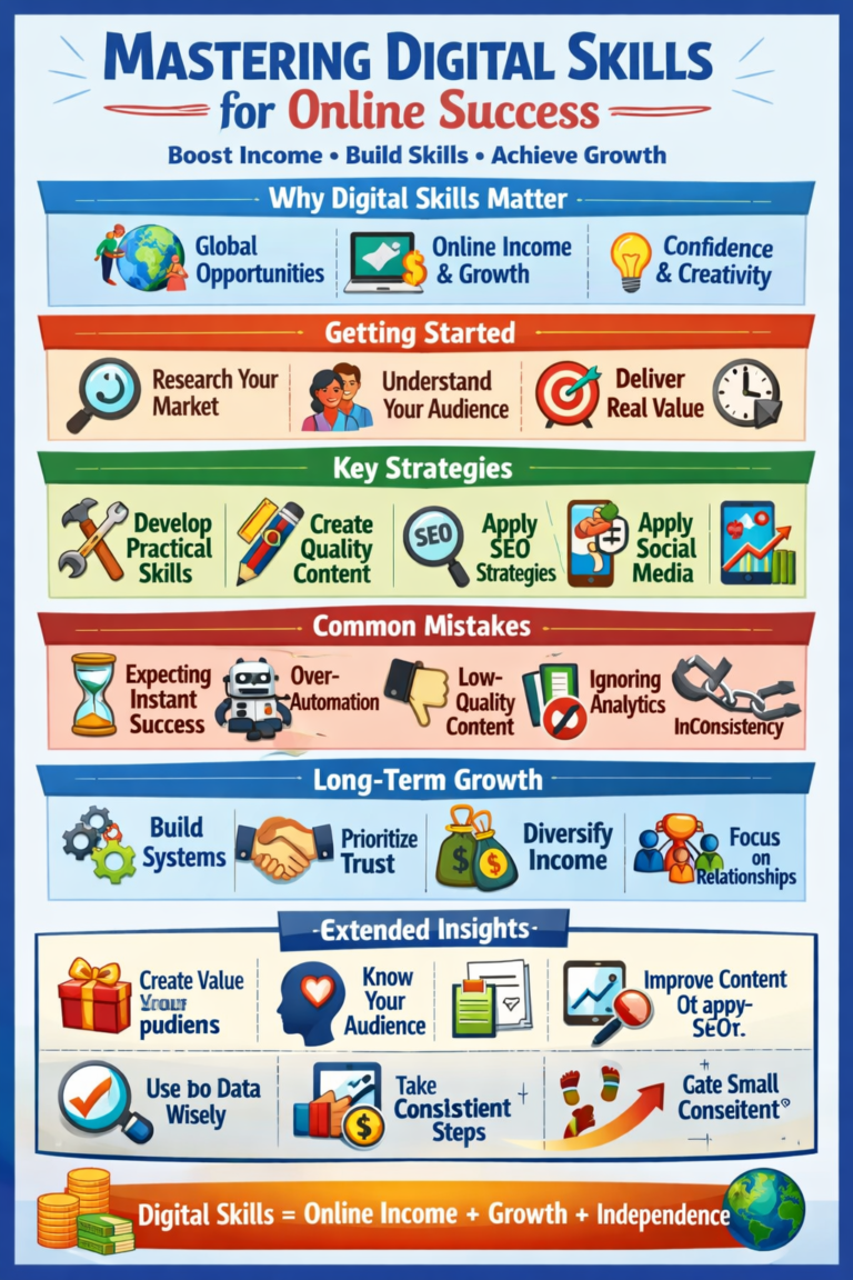 Digital Skills: The Foundation for Online Success and Income Growth